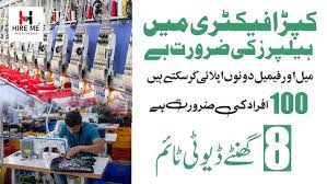 Latest Garments Factory Textile Posts Lahore 2025